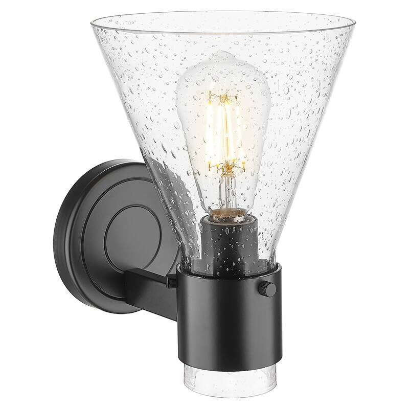 Innovations Lighting 464-1W-G464C-7SDY Lawton Cone 9" Tall Bathroom