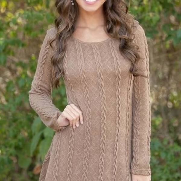 Shop Syledome Women Causal Plus Size S 5xl Short Sweater Dress