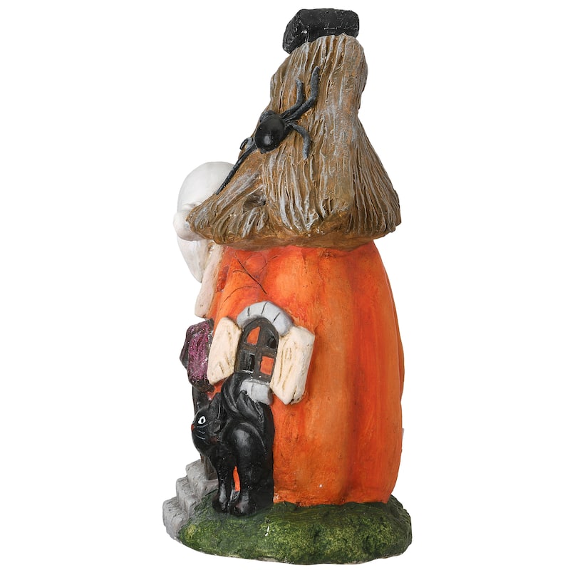 National Tree Company Halloween Pre-Lit Haunted House Decoration, LED Lights, 18 Inches - 18 in
