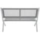 preview thumbnail 29 of 58, SAFAVIEH Kobina Outdoor Foldable Bench - 45" W x 30" D x 30" H