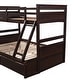 preview thumbnail 42 of 44, Twin Over Full Bunk Bed with Drawers - Convertible Vintage Design