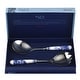 preview thumbnail 2 of 1, Spode Blue Italian Set of 2 Salad Servers
