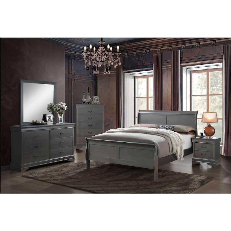 Furniture of America Devi Traditional Solid Wood 5-drawer Chest