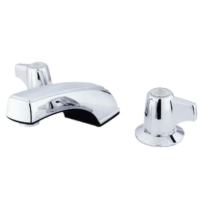 Kingston Brass Americana Deck Mount Widespread Bathroom Faucet