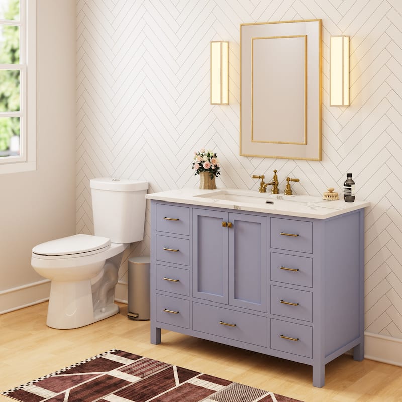 ClarityPure 27.56 in. x 15.75 in. Undermount Bathroom Sink in White Ceramic with Overflow Drain