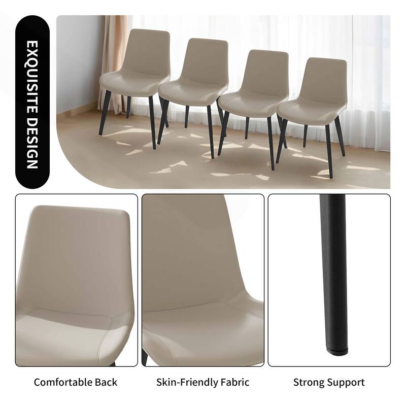 Modern Upholstered Dining Chairs Set, Stylish and Durable for Your Home
