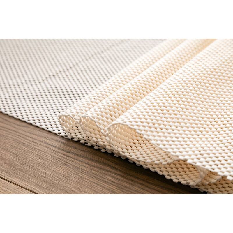 1/8 inch Non-Slip Pro Grip Mesh Rug Pad Reversible Padding - Beige