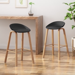 Nordic Minimalist Bar Chair, Solid Wood Legs High Chair, Kitchen