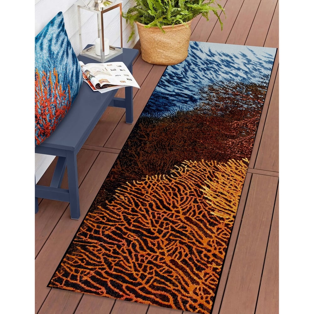 Liora Manne Marina Coral Indoor/Outdoor Rug