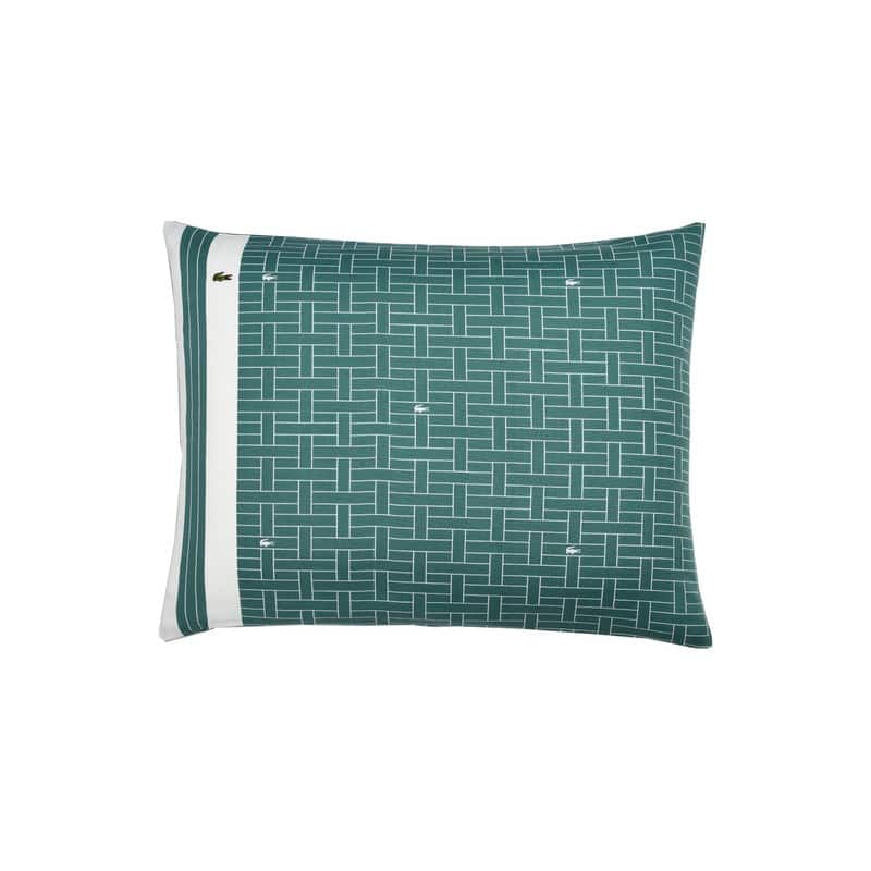 Lacoste Heritage Geo Percale Cotton 3-Piece Comforter Set