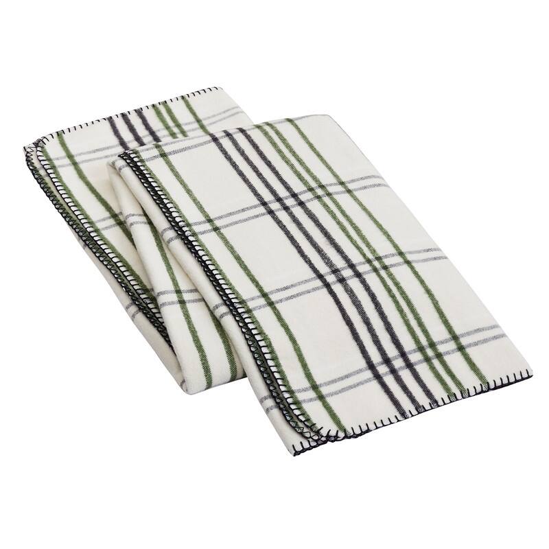 Camp Wandawega Oversized Plaid Throw