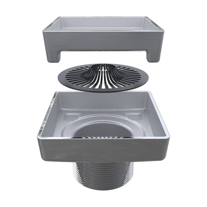 Ebbe America ETID-4 Ebbe Rough-In 4" Legacy Shower Drain - Polished Chrome