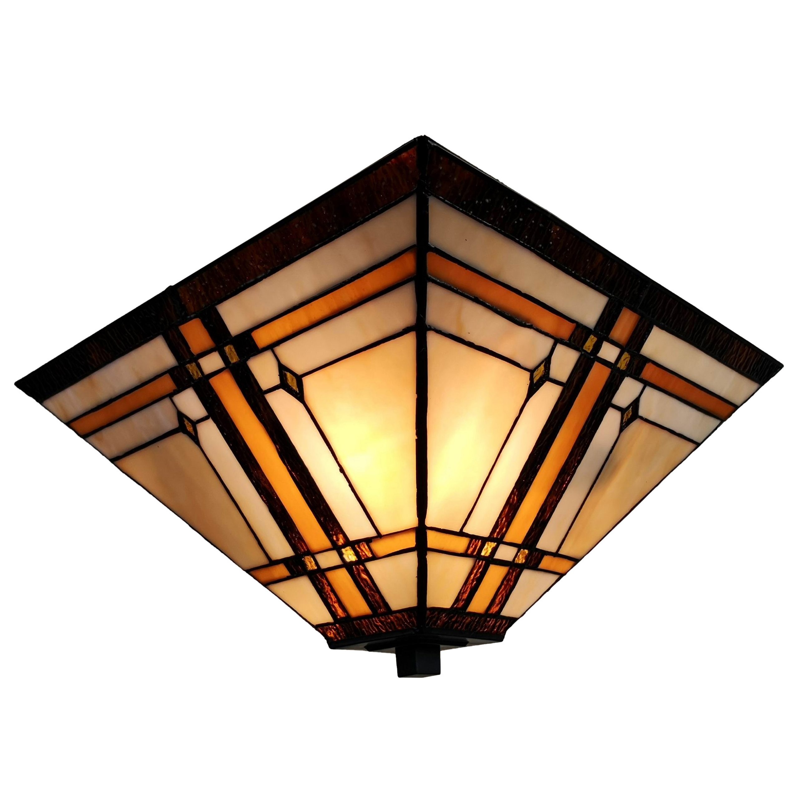 Tiffany Style Ceiling Fixture Lamp Mission 14