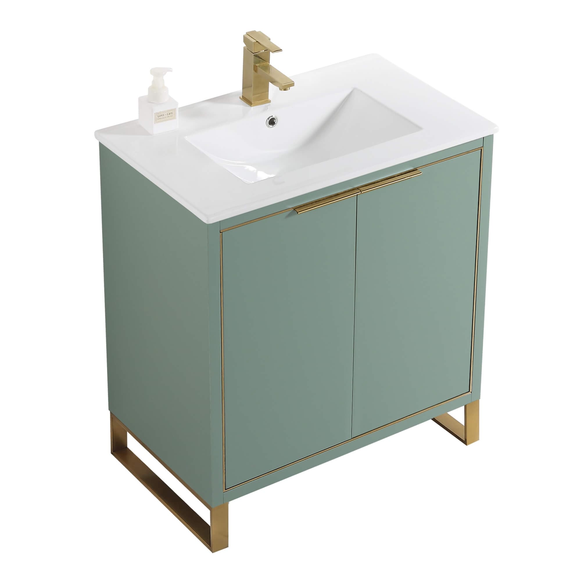 Fine Fixtures Opulence Collection Bathroom Vanity with White - Picture 32 of 95