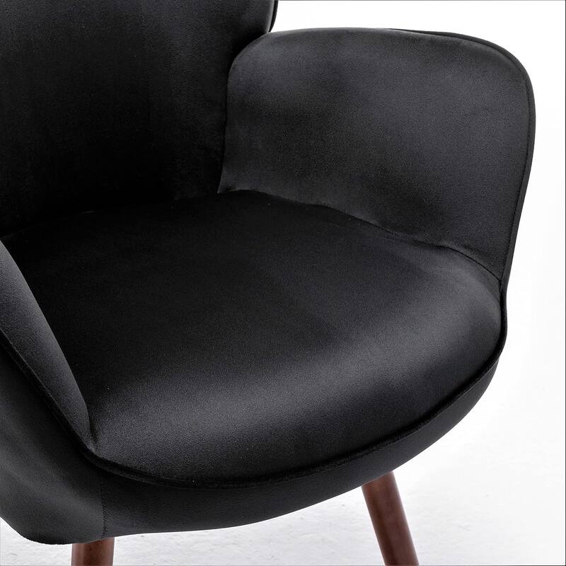 Kreedence 26.38" W Microfiber Accent Chair with Wing Back Design