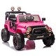 preview thumbnail 22 of 47, Kids' 24V Electric Ride-On Car, High-Low Speed, Pull Rod Design, Multimedia Player, and Rear Suspension System