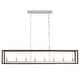 preview thumbnail 26 of 36, Modern Farmhouse 8-light 48In Rectangle Linear Chandelier for Dining Room with UL Certified