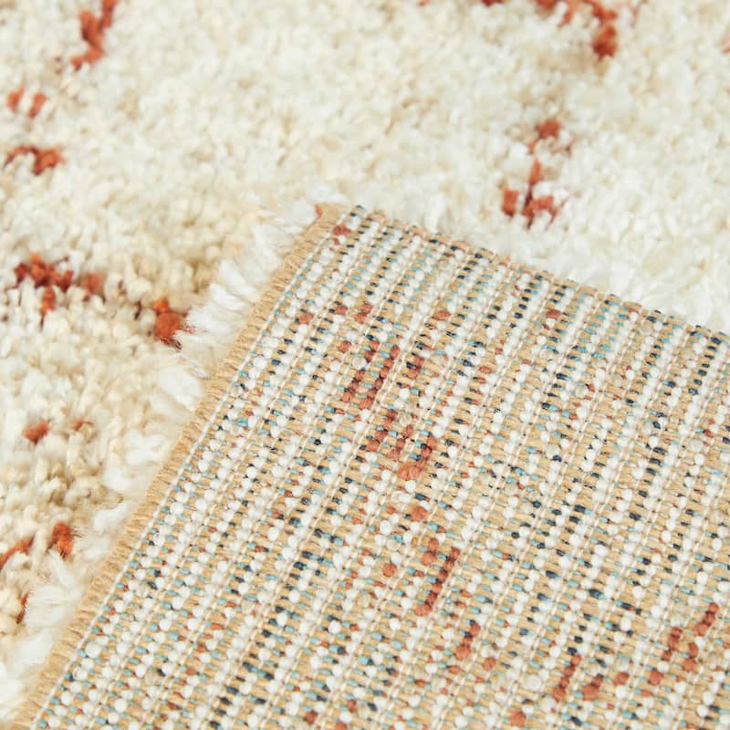 Albini Abstract Shag Area Rug