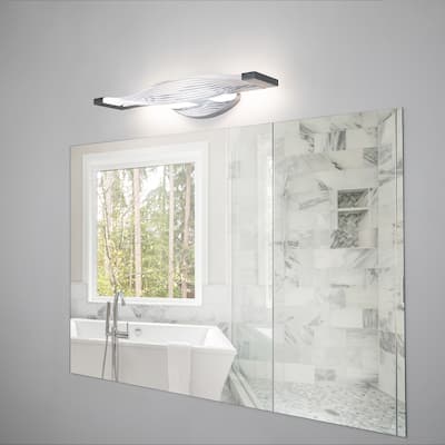 Wave LED Bathroom Vanity or Wall Light