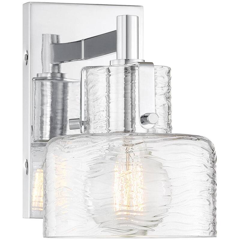 Savoy House 9-1030-1 Dover 9" Tall Bathroom Sconce - Chrome