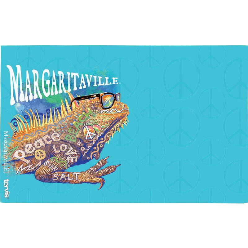 Tervis Margaritaville - Peace Love Salt Made in USA Double Walled Insulated Travel Tumbler, Clear