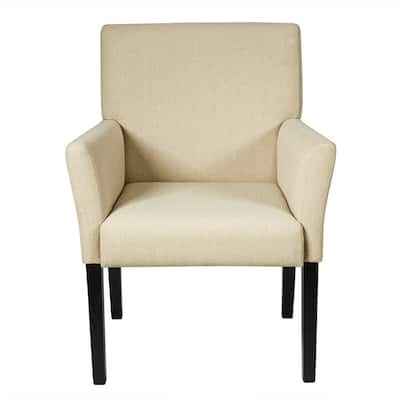 Executive Guest Chair Reception Waiting Room Arm Chair - 27.5" x 23" x 35.5" (L x W x H)
