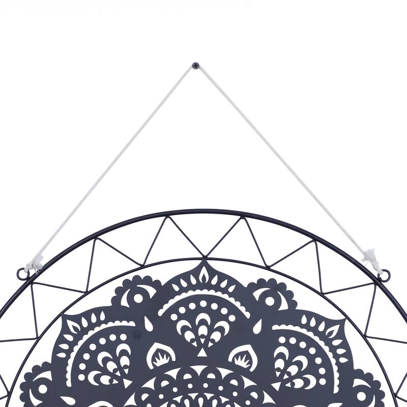 Black Iron Contemporary Wall Decor