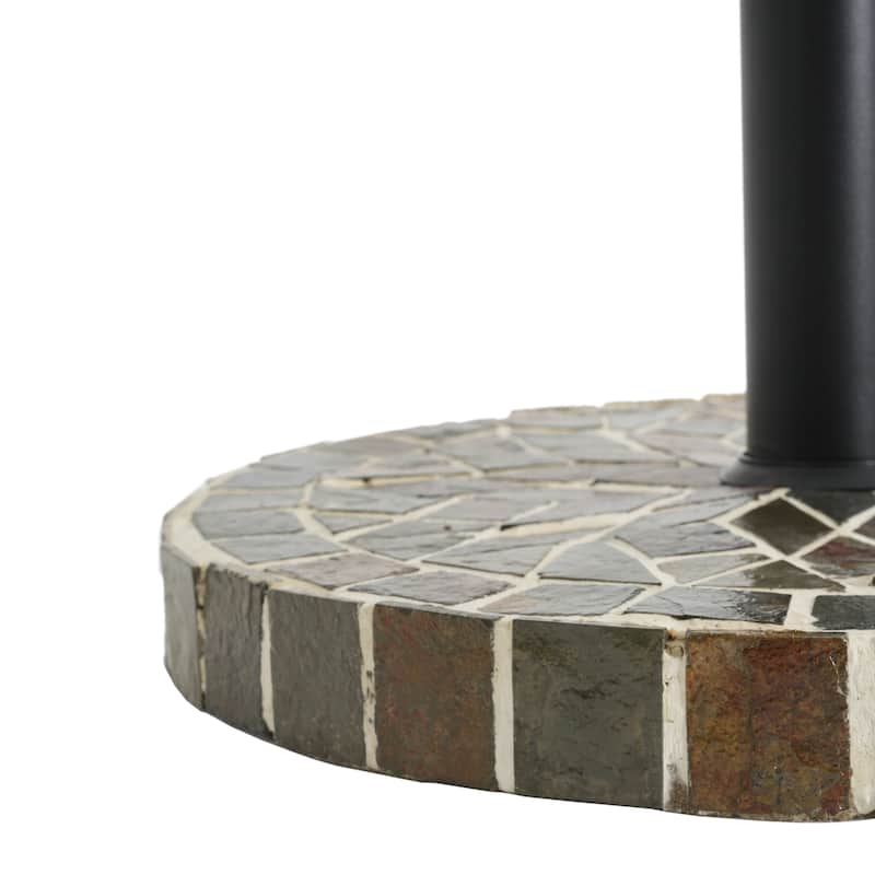 Christopher Knight Home - Enzo Tile Round Umbrella Base with Adjustable Pole Holder
