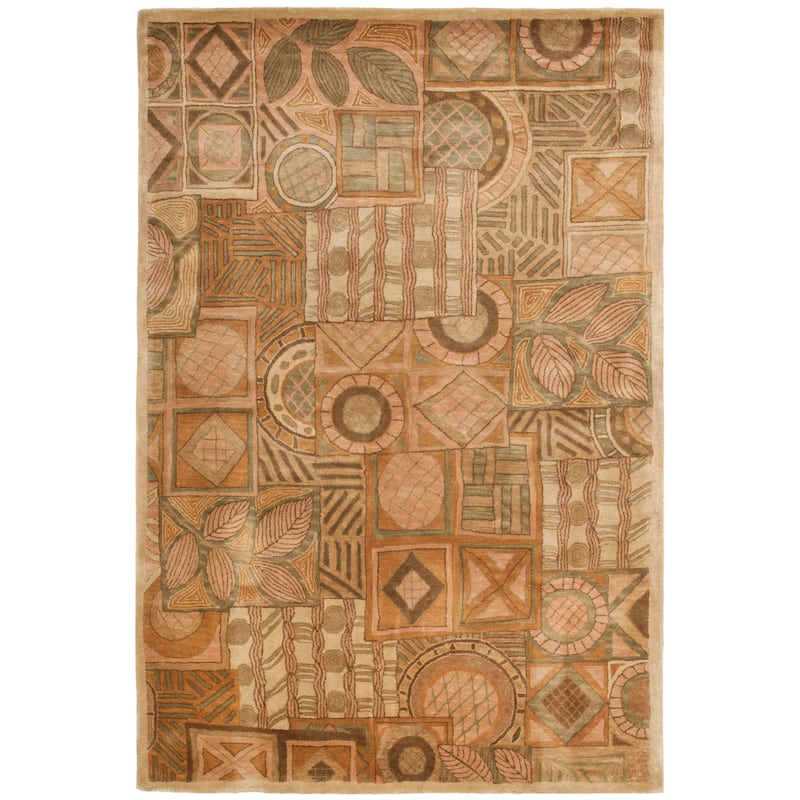SAFAVIEH Handmade Hampton Sherife Modern Wool Rug - 5' x 8' - Assorted