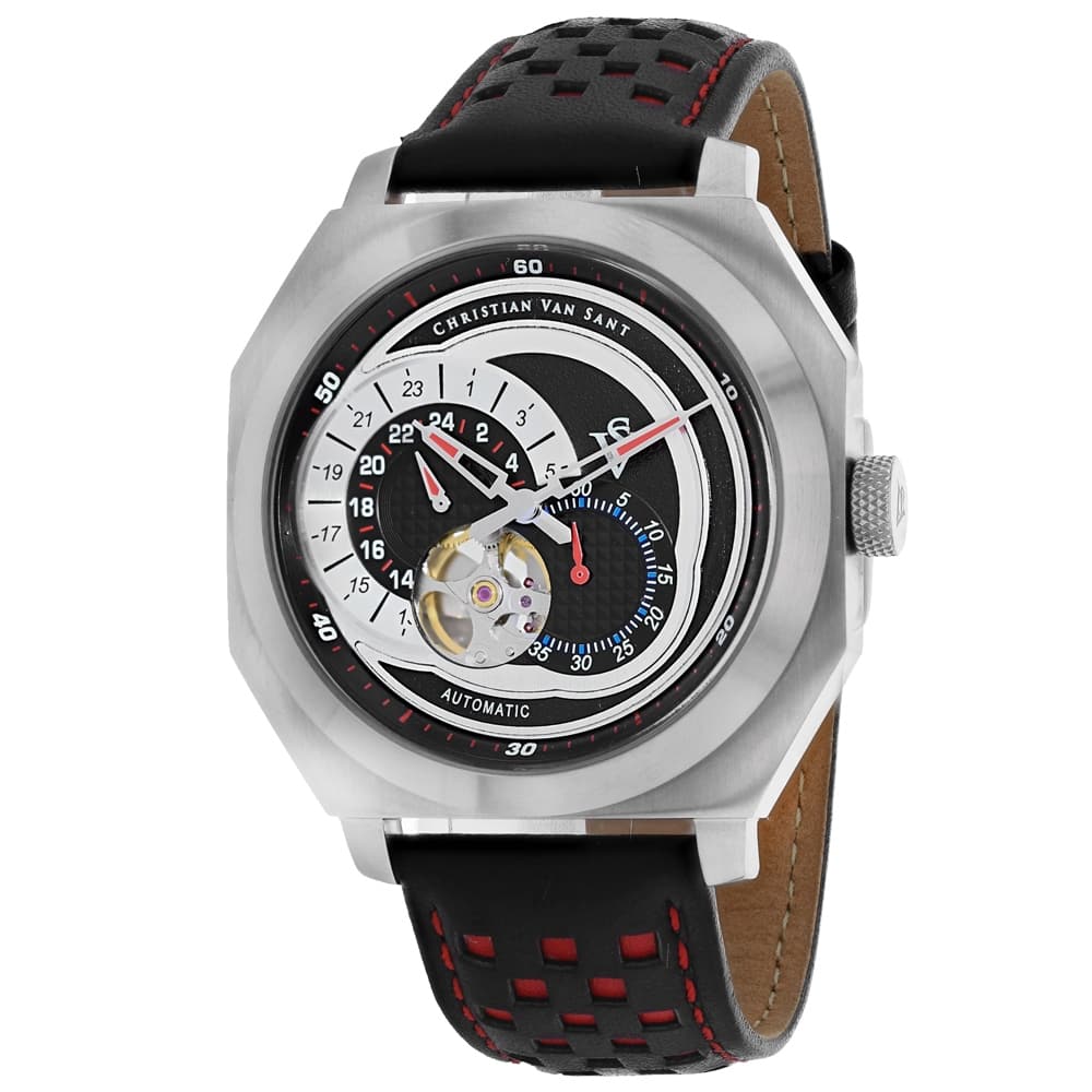 Christian Van Sant Men's Machina Black Dial Watch - CV0560 - 6 (36)