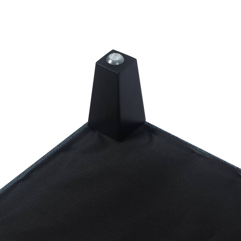 Adeco Linen Rectangle Storage Ottoman for Living Room Bedroom