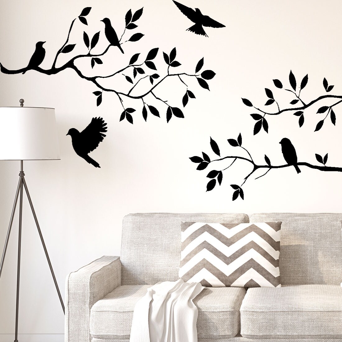 SOME BIRDS WALL ART INSPIRATIONAL QUOTE STICKER MURAL LIVING ROOM DINING ROOM 