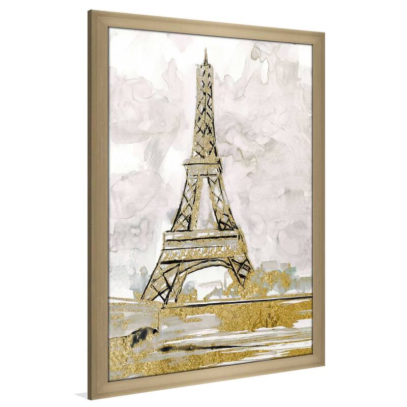 "Eiffel Tower Glitz" by Nan Print on Acrylic
