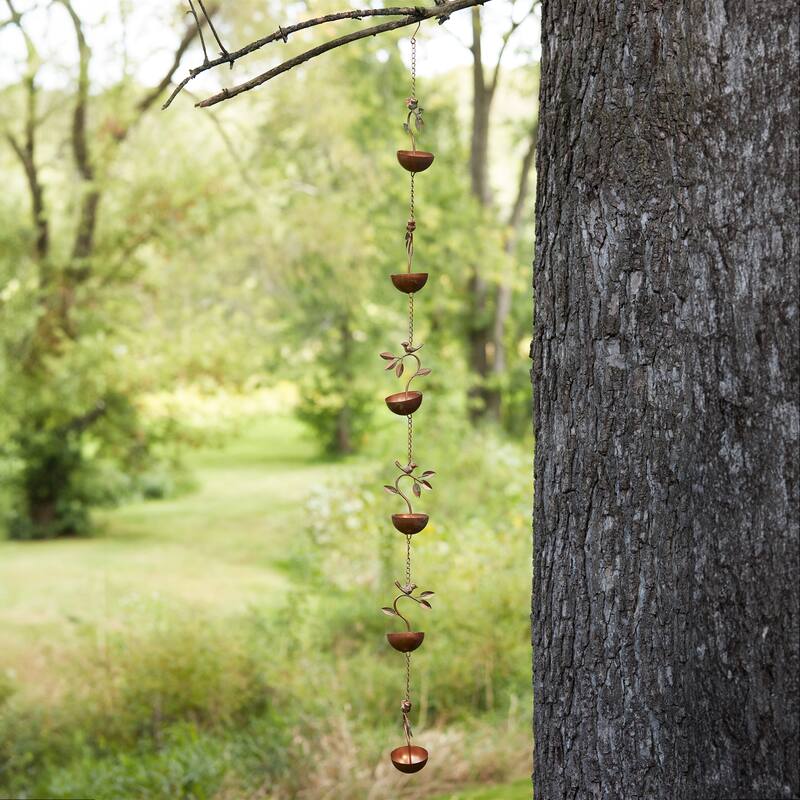Bird Branch Rain Chain 70"L