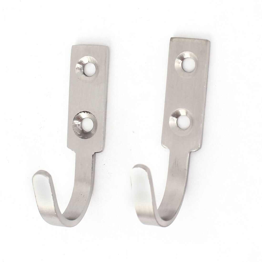 Household Supplies & Cleaning 60mm Length Stainless Steel Single Hook Clothes Coat Hanger 5 Pcs