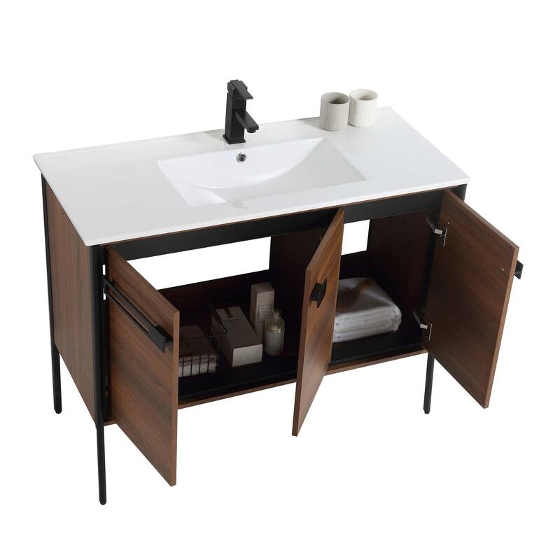 Fine Fixtures Oakville Bathroom Vanity with White Ceramic Sink