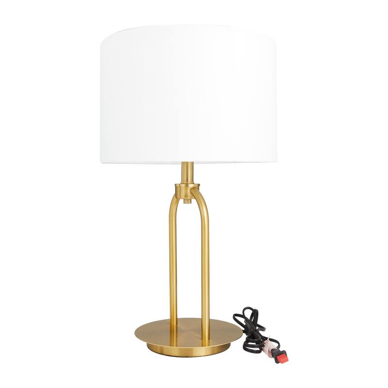 Gold Metal Paper Clip Floor Lamp