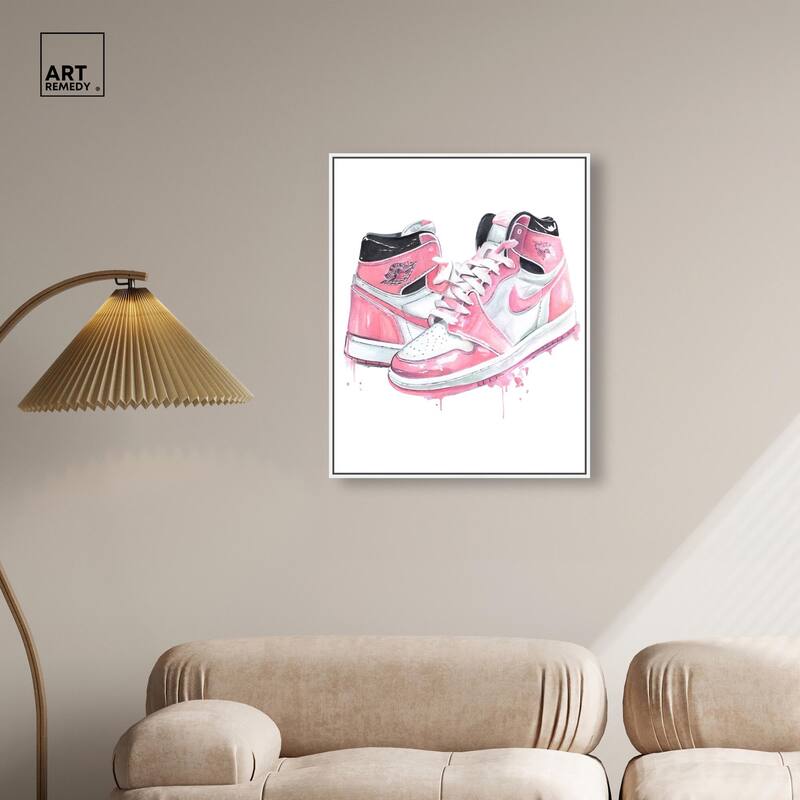 Doll Memories - Walk in Pink Canvas by Art Remedy