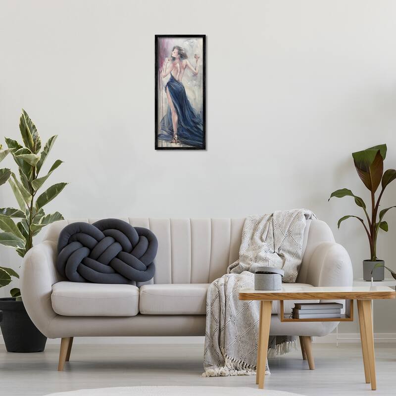 Stupell Trendy Elegance Visage Framed Giclee Art Design By Lucille Lee