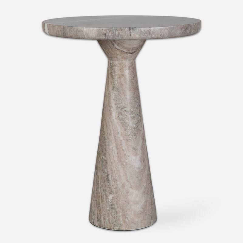 Marble Accent Table - 22" - Beige