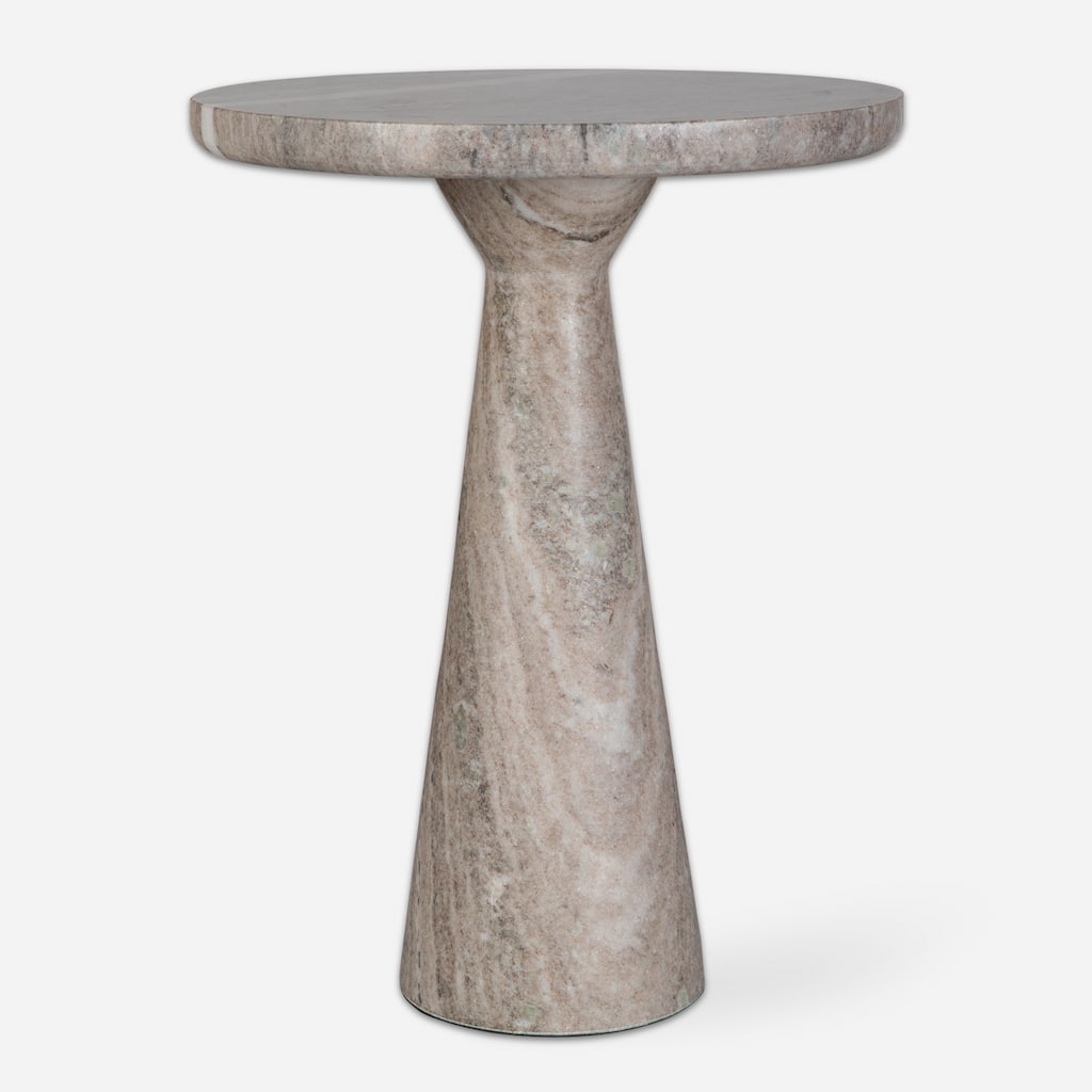 Marble Accent Table - 22" - Beige