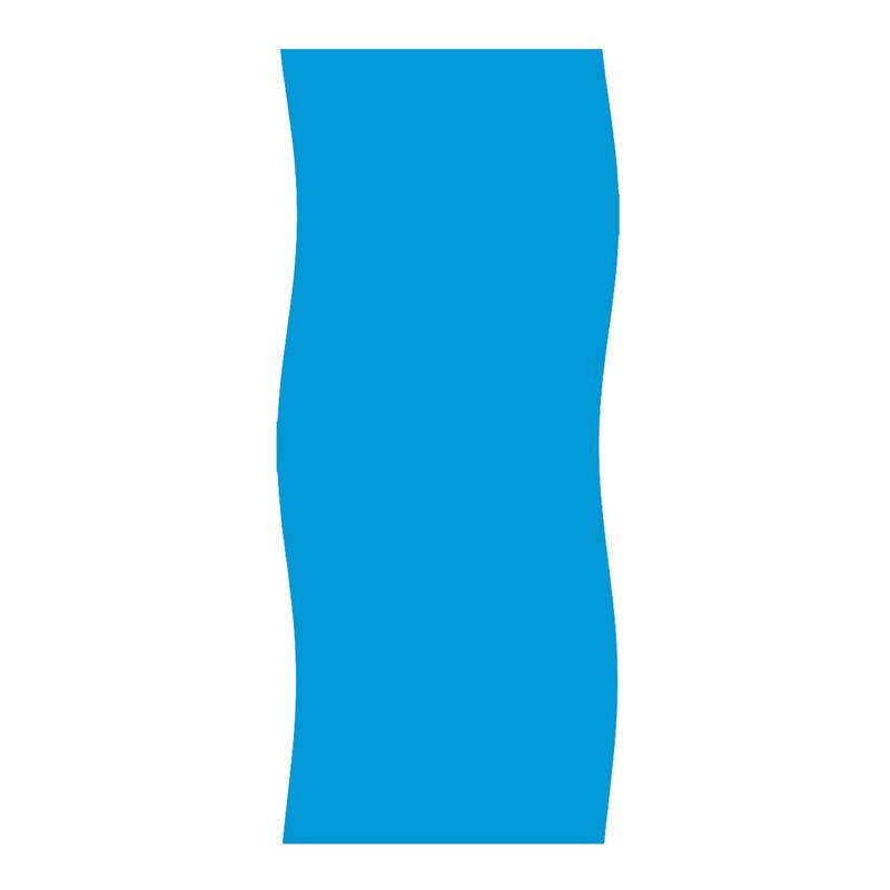 15' Blue Round Overlap Above Ground Swimming Pool Liner