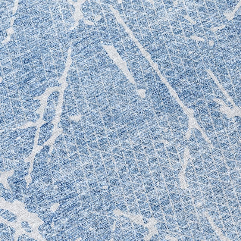 Machine Washable Indoor/ Outdoor Chantille Contemporary Crackle Rug