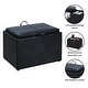 preview thumbnail 17 of 48, Convenience Concepts Designs4Comfort Accent Storage Ottoman with Reversible Tray