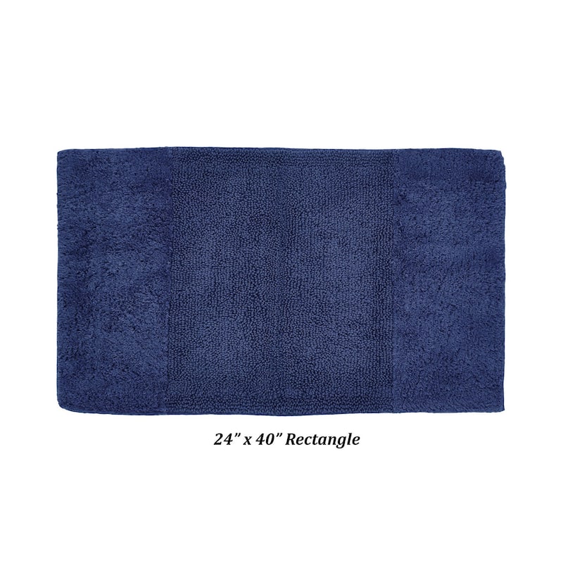 Better Trends Bath Rug 100% Cotton Water Absorbent Tufted Bathroom Rugs for Shower, Sink Mats Machine Wash Granada Collection