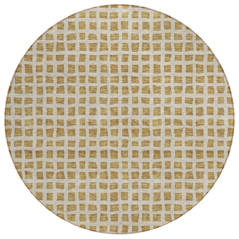 HomeRoots Geometric Transitional Rectangle Outdoor Rug