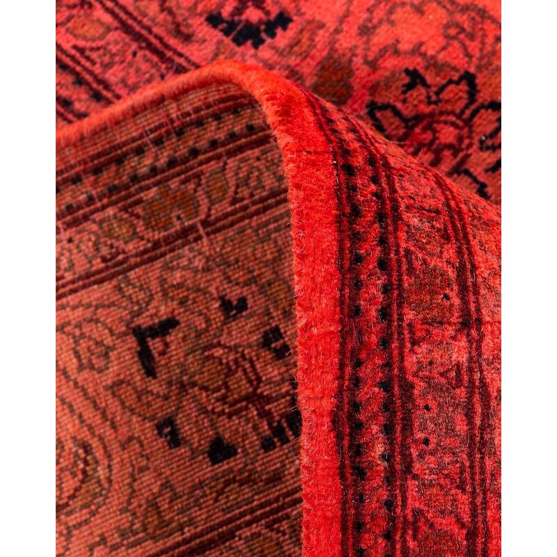 Fine Vibrance, One-of-a-Kind Handmade Runner Rug - Pink, 2' 6" x 11' 6" - 2' 6" x 11' 6"
