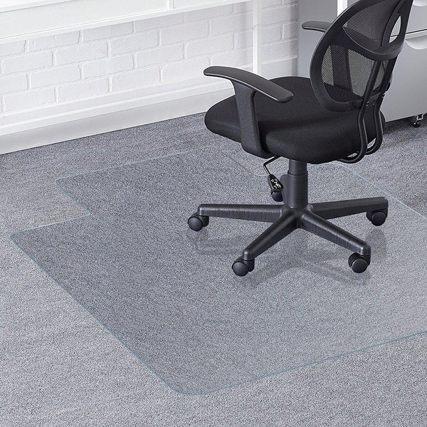 Premium Office Chair Mat Clear for Hard Wood Floor Carpet Anti-Slip Heavy  Duty Ergonomic Protective Floor Rug - 47-in x 35-in - On Sale - Overstock -  32626887
