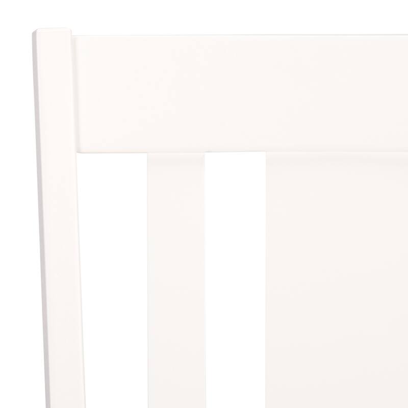 SAFAVIEH Home Roswitha Slat Back Side Chair - 18"W x 22"D x 39"H