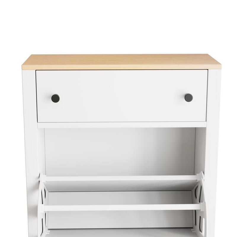 Free Standing Shoe Rack with Adjustable Panel